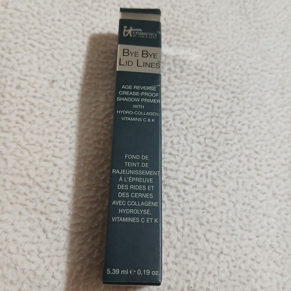 IT Bye Bye Lid Lines Shadow Primer w/Hydro Collagen Translucent Universal .19 oz